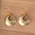 Orecchini Ottone Bucati 25mm